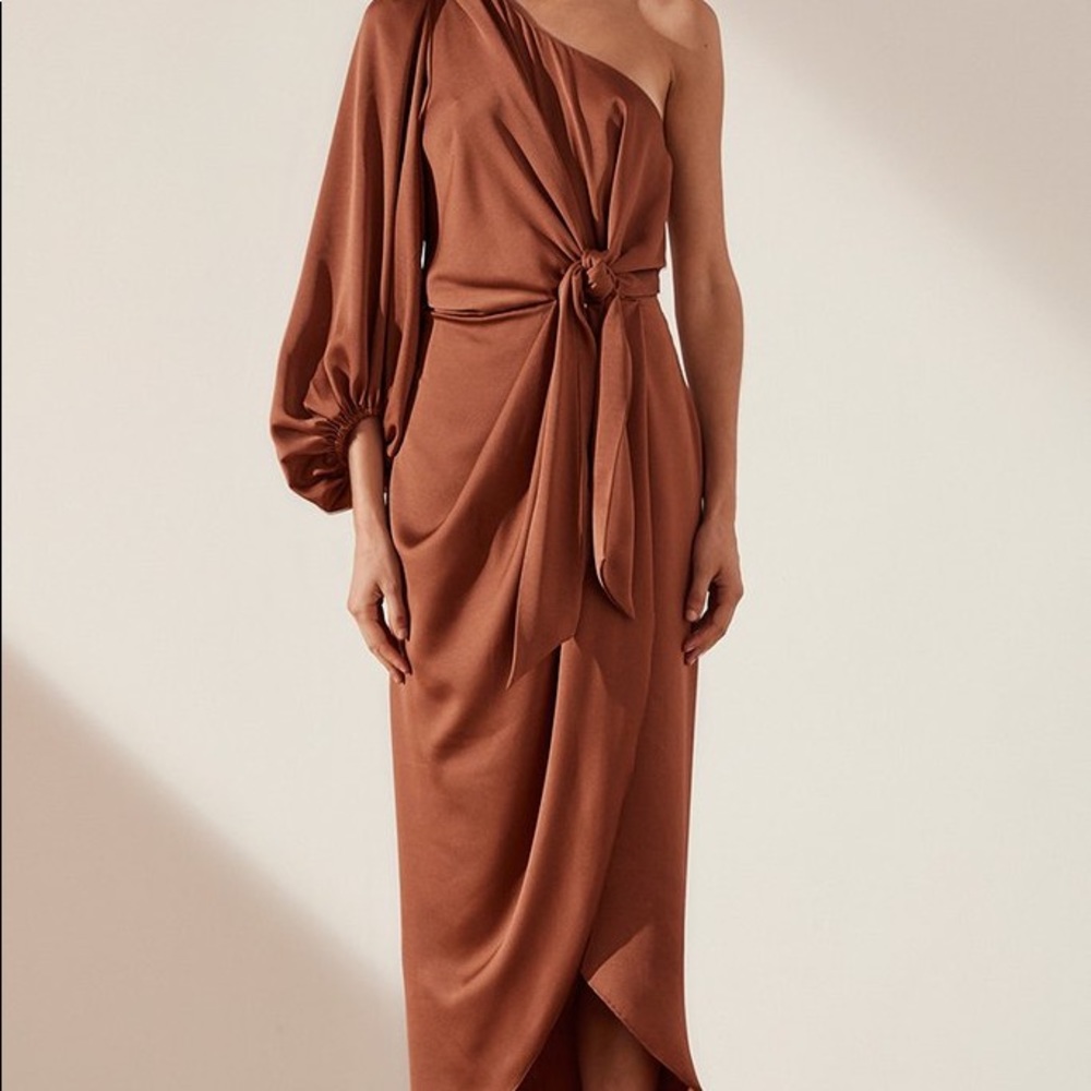 Shona Joy Joan One Shoulder Dress